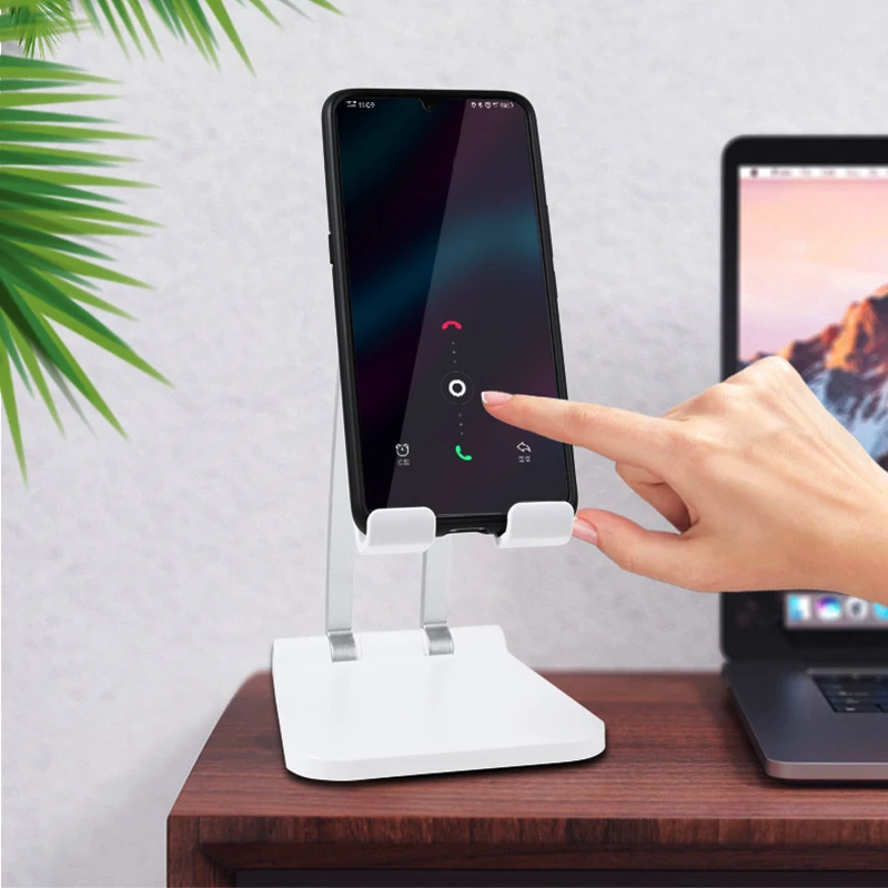 

Phone Holder Desk Tablet Stand Adjustable Multi Angle Table Hands Free Video Call Mount For Iphone Huawei mobile phone stand