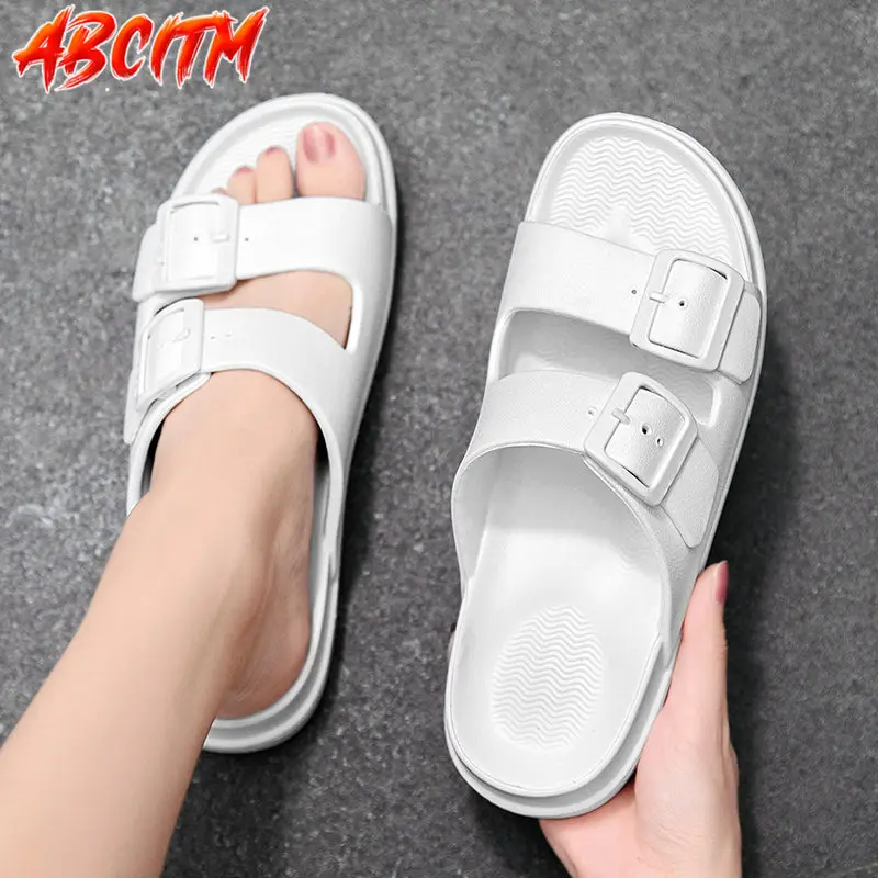 Summer Slippers for Women Casual Platform Shoes Light Soft Beach Fashion Women's Sandals 2021 Big Size Home Woman Slippers T7