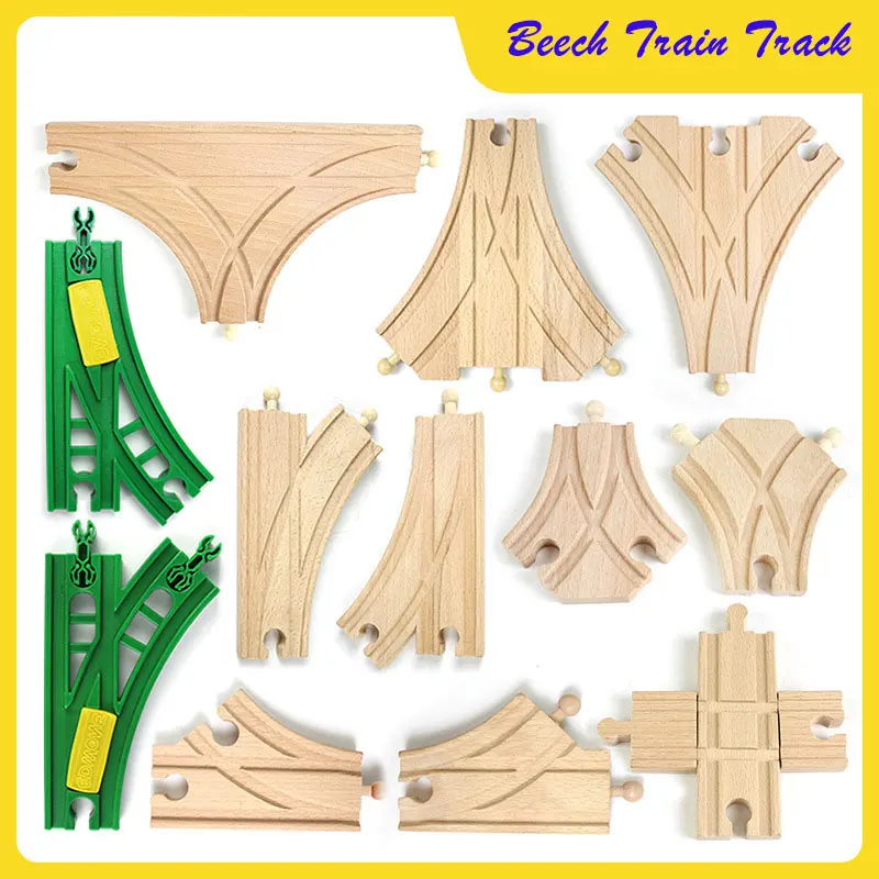 Аксессуары для железной дороги из бука самостоятельной сборки железная дорога