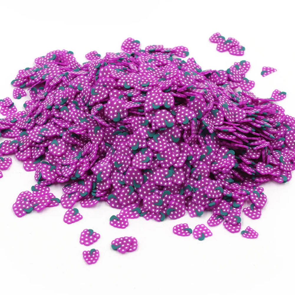 Подвески Fimo для фруктов, клейкие аксессуары, пушистые украшения DIY, дополнение в слайме, игрушки для песка, наполнитель, блестящий прозрачный набор