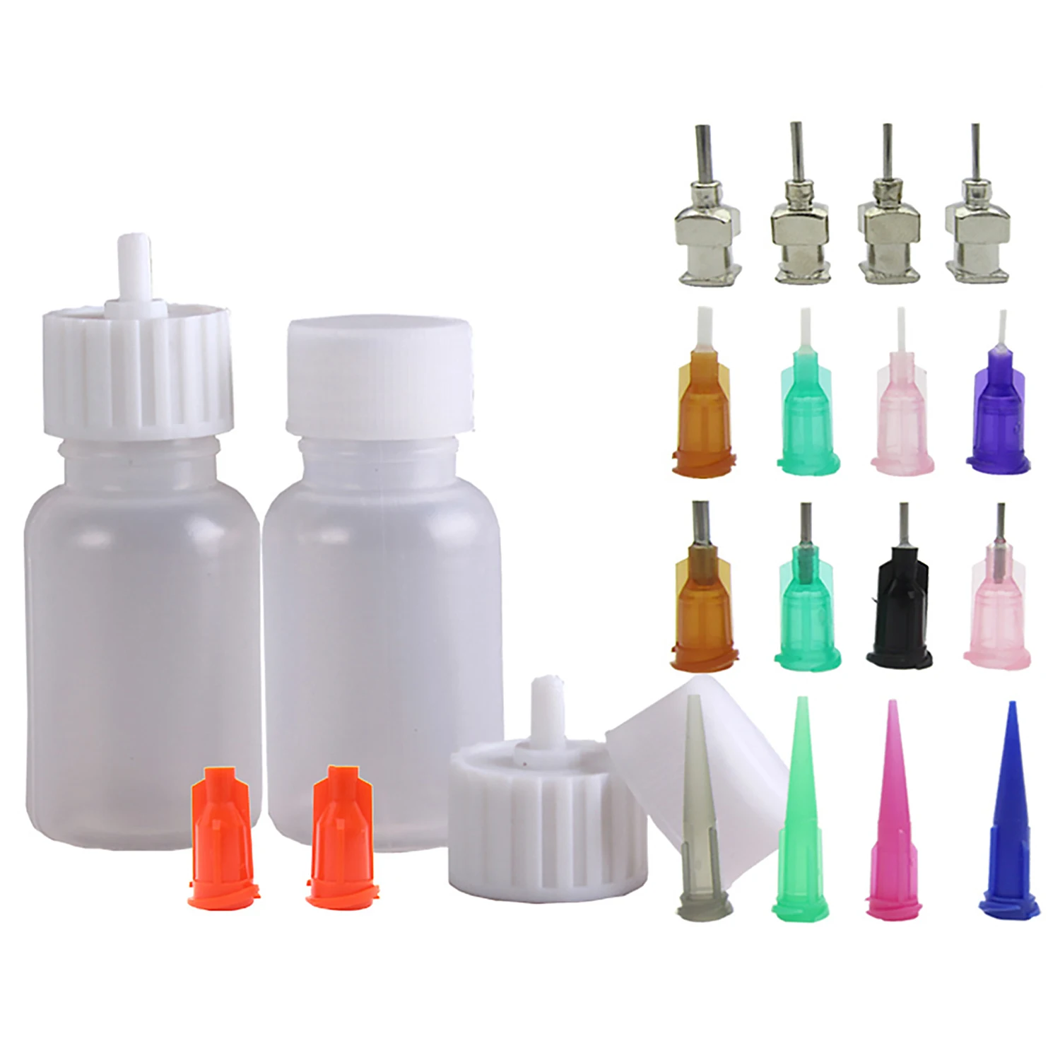 24 шт. набор бутылок аппликаторов с иглами 30 мл|Наборы для татуажа| |