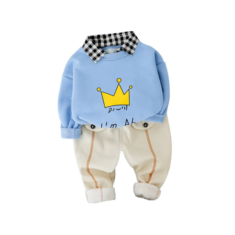 

Spring Autumn Baby Boys Girls Cotton Clothes Children Cartoon T Shirt Pants 2Pcs/set Toddler Fashion Clothing Kids Tracksuits