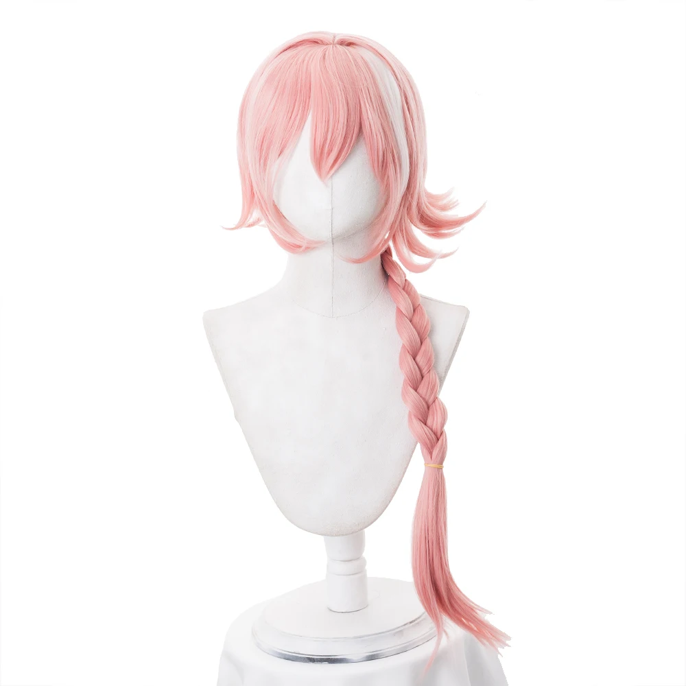 Парик для косплея Fate Apocryph Astolfo термостойкие синтетические волосы розового и