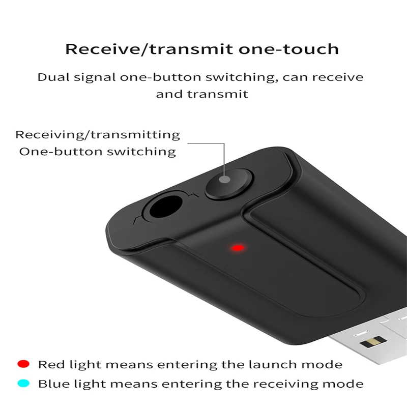Bluetooth передатчик DISOUR 5 0 приемник 2 в 1 3 мм AUX стерео аудио RCA USB разъем беспроводной