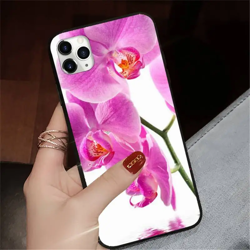 

Orchid Flowers Colorful Phone Case for iPhone 11 12 pro XS MAX 8 7 6 6S Plus X 5S SE 2020 XR