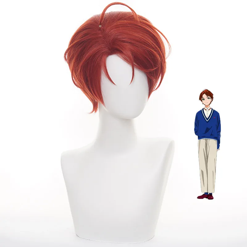 Короткие термостойкие синтетические волосы для косплея мамоэ саваки из аниме