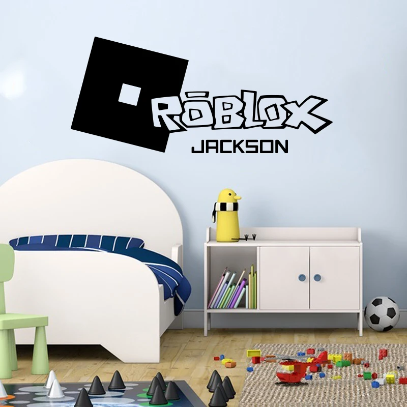 Пользовательское название Roblox настенный игровой стикер видеоплеер Xbox
