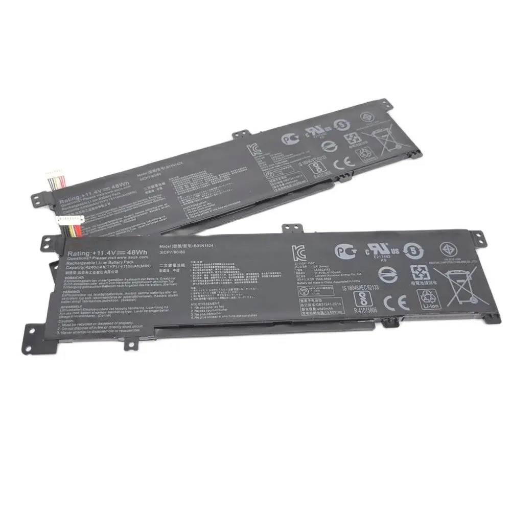 

Аккумулятор B31N1424 для ноутбука ASUS A400U A401L K401L K401U B5010 11,4 500 K401LB5010 K401LB5500 K401LB5200, 200 в, 48 Вт/ч
