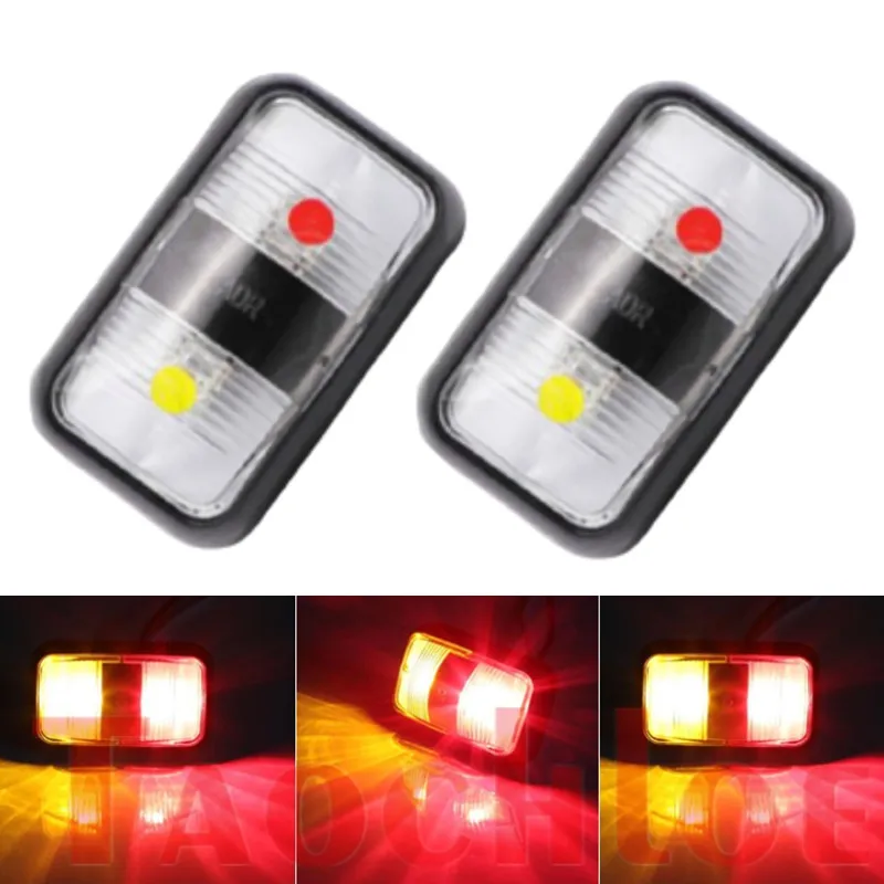 

2 шт., боковые габаритные огни для прицепа, 12 В, 24 В