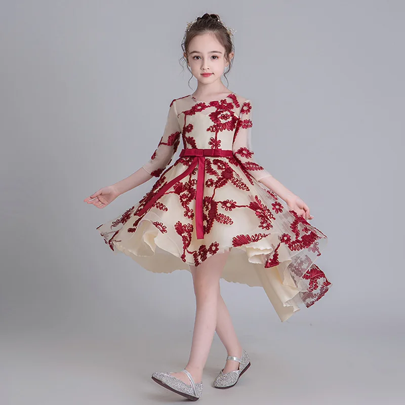 

Baby Girls Flower Kids Dress for Girls Gown Teenage Girls Clothes Kids Girl Birthday Party Evening Prom Princess Tutu Dress