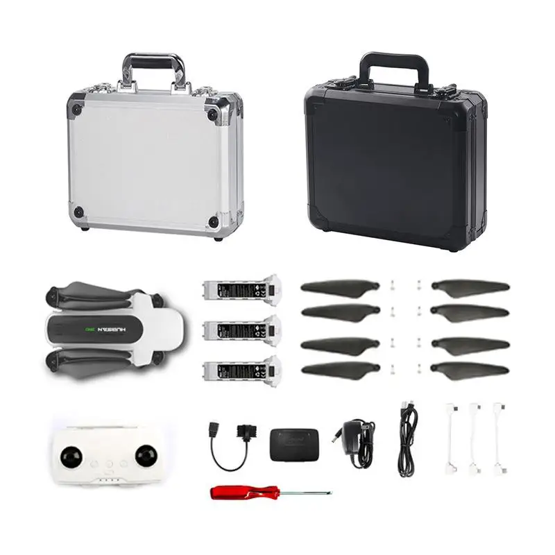 

RCtown HUBSAN ZINO H117S защитный чехол для хранения квадрокоптера сделанный на заказ водонепроницаемый ударопрочный Hubsan мини переносной Алюминиевы...