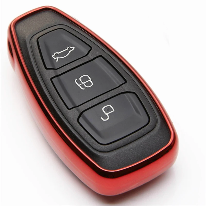 ТПУ чехол для ключей Ford Fiesta ST Kuga 2 Ranger Explorer Fusion Focus Mk3 Galaxy Cmax Smax брелок