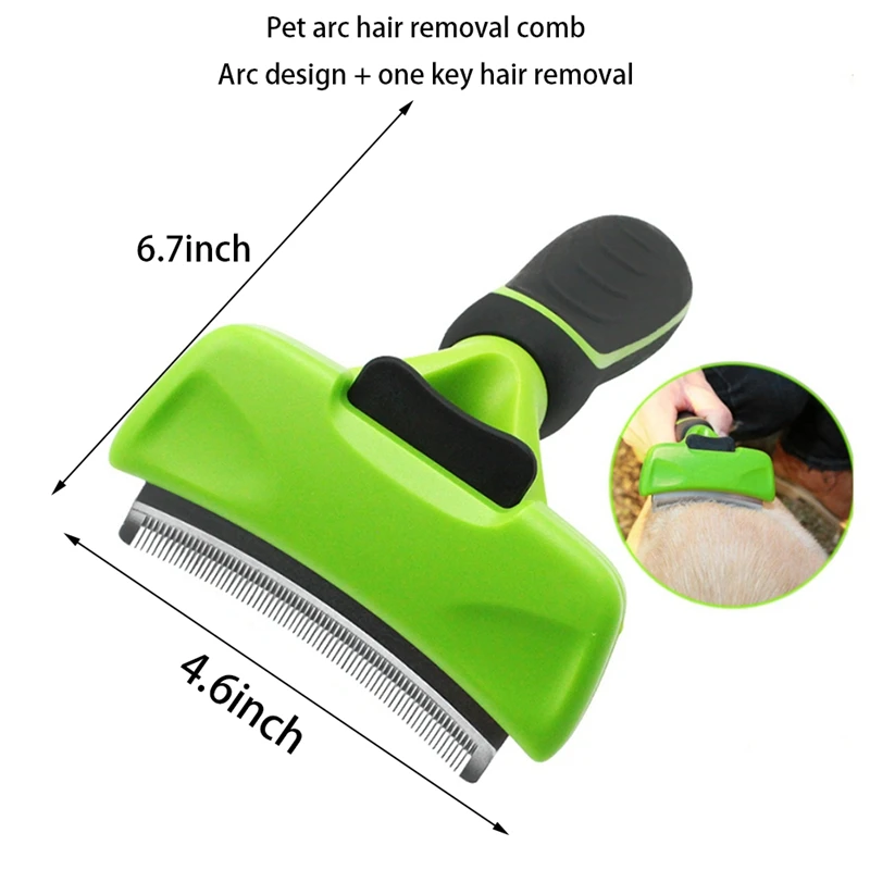 

Pet Dog Hair Combs, Removal Brush Puppy Cats Brush Grooming Tools Detachable Pet Trimmer Combs Pet Supply (1 PCS)