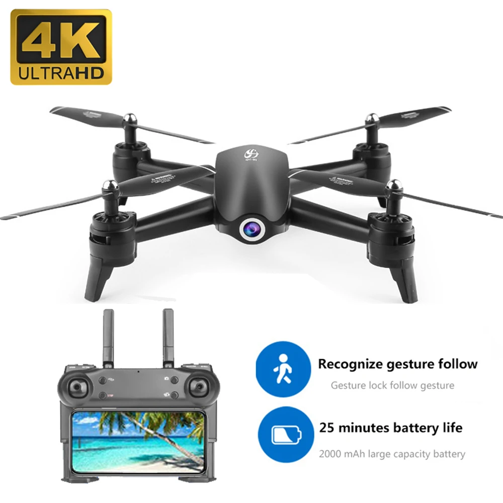 Новый S165 Дрон 4k HD камера 1080p оптическое положение потока двойная gps Квадрокоптер 25