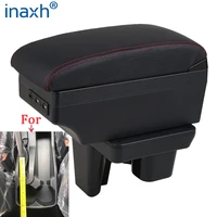 for toyota hilux armrest box retrofit parts interior car armrest storage box usb led holder ashtray accessories
