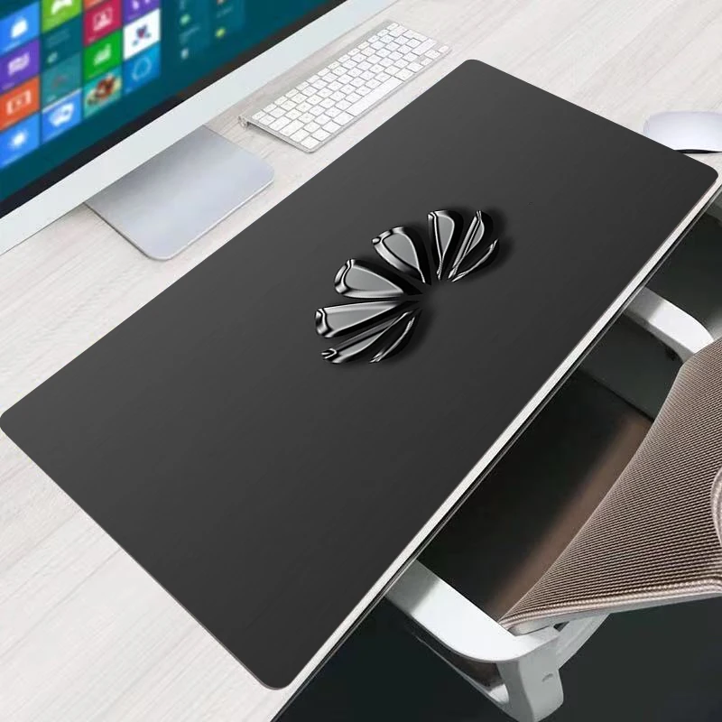 

Luxury HUAWEI Logo Large Mouse Pad Persian Carpet Laptop Pc Gamer Keyboard Mousepad Edge White Tassel Rubber Table Mat for Pet