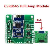 DC 12V/5V CSR8645 APT-X Lossless Music Hifi 4.0 Receiver Board Amplifier Module for Audio Car Amplifier Speaker