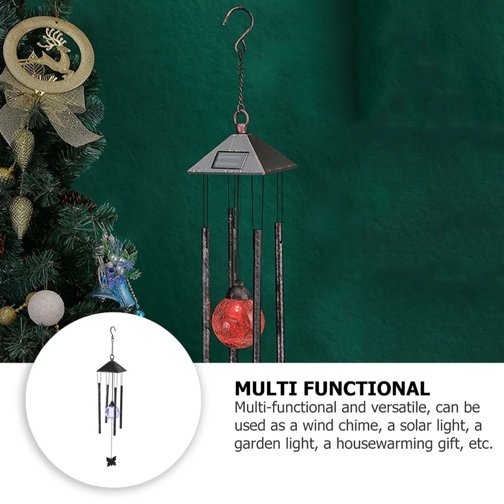 

1Pc Garden Yard Wind Chime Light Waterproof Chic Light Random Color