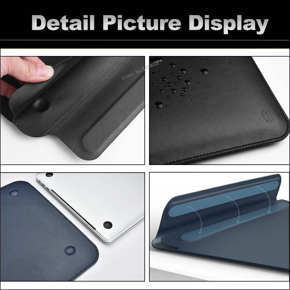 Сумка для ноутбука для MacBook Touch ID Air13 A1932 кожаный чехол для MacBook Air retina Pro 11 12 13 15 Ультратонкий чехол для ноутбука
