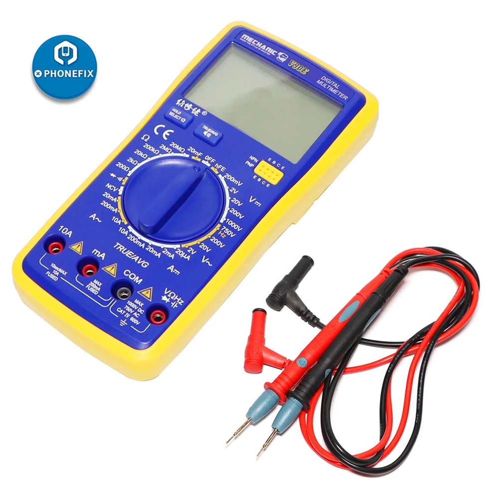 

MECHANIC V90E Universal Meter English Speech Broadcast Multimeter Intelligent Automatic Digital Display High Precision Meter