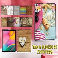 tablet back cover for samsung galaxy tab a 8 0 inch 2019 t290t295 anti fall durable plastic ultra thin half edging casepen