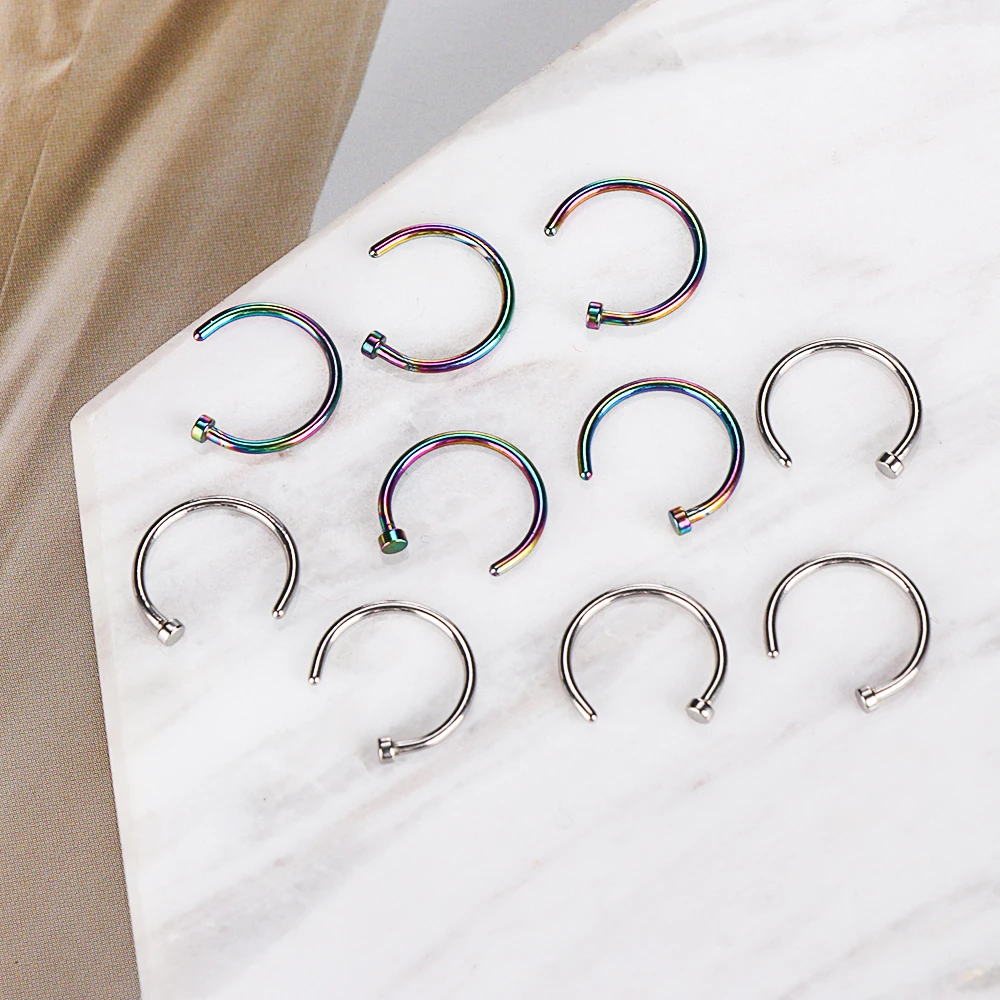 Кольцо клипса из нержавеющей стали для имитации губ в стиле унисекс украшение