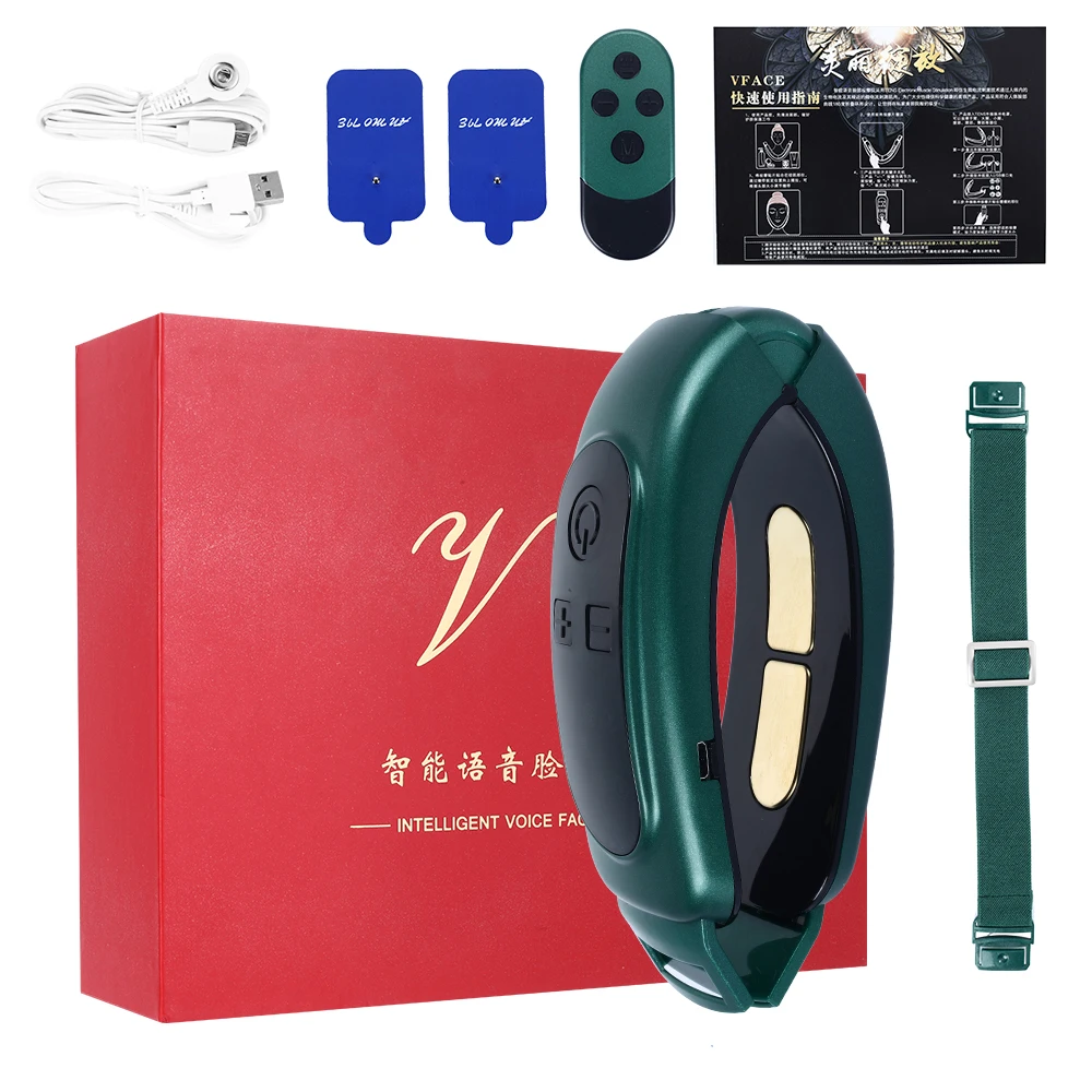 

2021 Chin V-Line Up Lift Belt Machine LED Photon Therapy Facial Lifting Device Face Slimming Micro current Massager V-Face Care