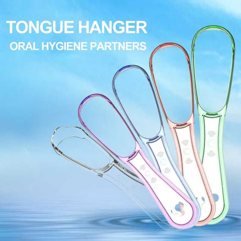 

1PCS Tongue Scraper Stainless Steel Oral Tongue Cleaner Brush Tongue Toothbrush Oral Hygiene High Quality