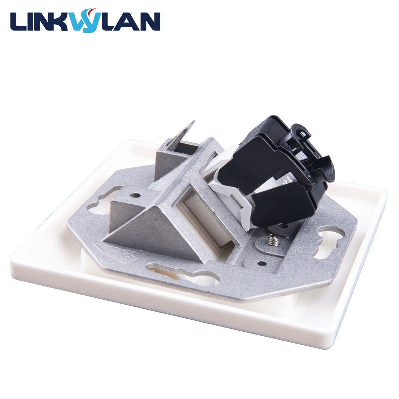 Двойной порт 80x80 мм 2 панель с портом и настенной панелью европейский стиль для RJ11