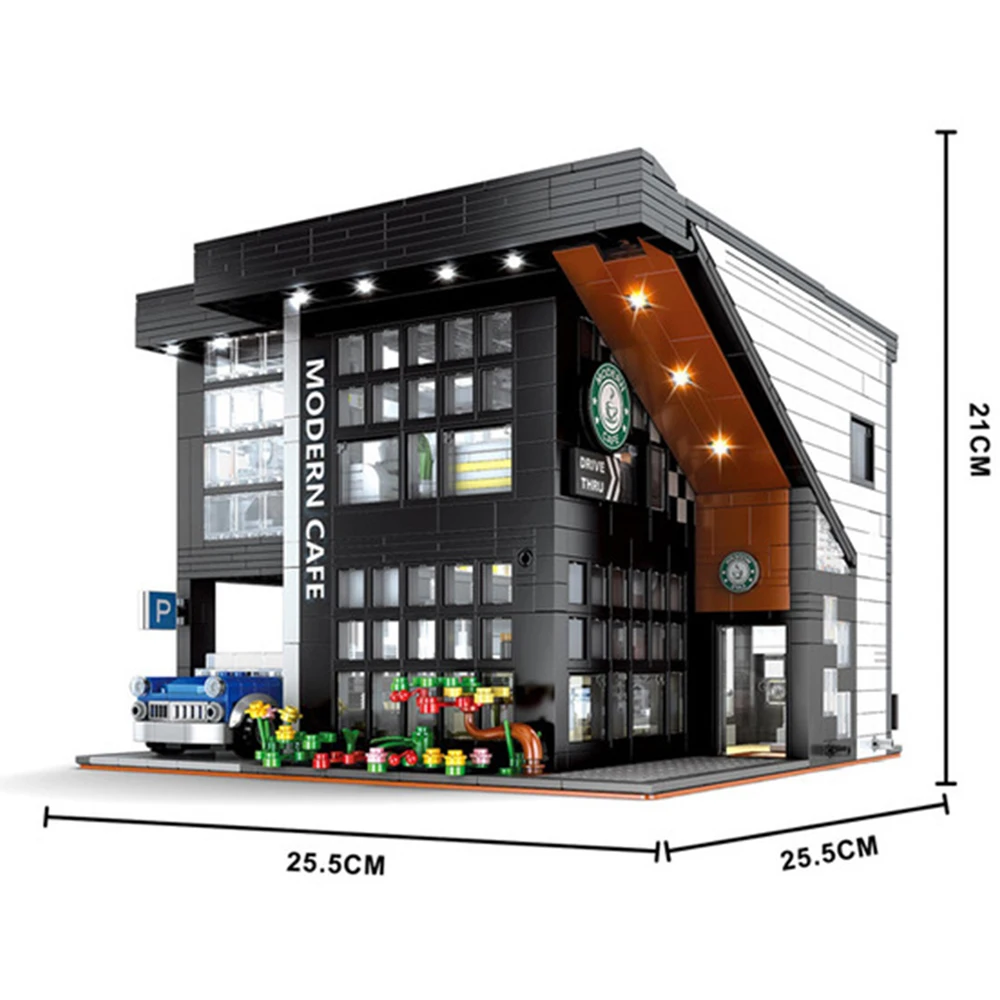 

Creatoring Expert Street view Modern Ideas Building block 2926pc Moc