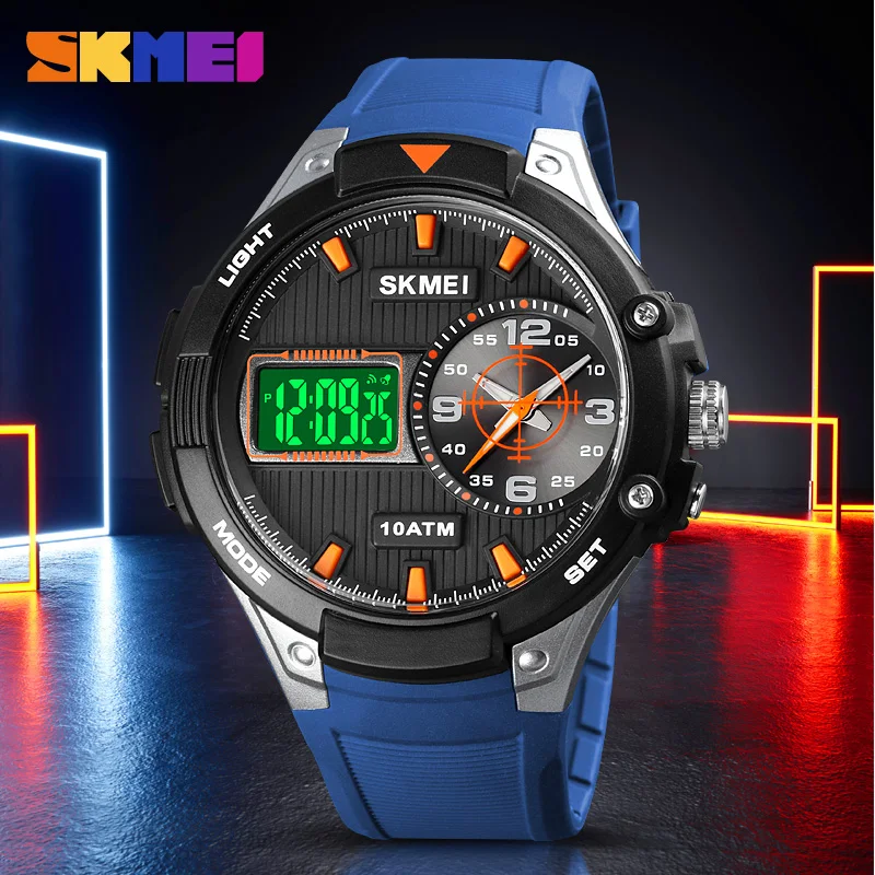 

SKMEI New Watches Mens Luxury Brand Big Dial Watch Men Waterproof Quartz Wristwatch Sports Chronograph Clock Relogio Masculino