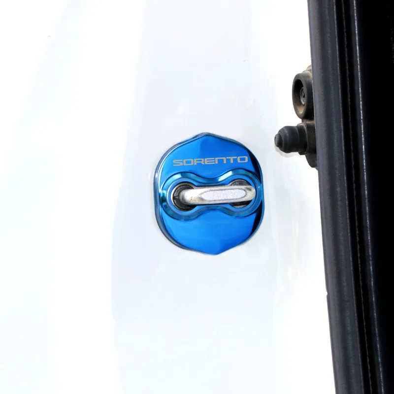Car Styling Door Lock Protection Stainless Steel Cover For KIA sportage ceed kia sorento Accessories 2017 2018 | Автомобили и