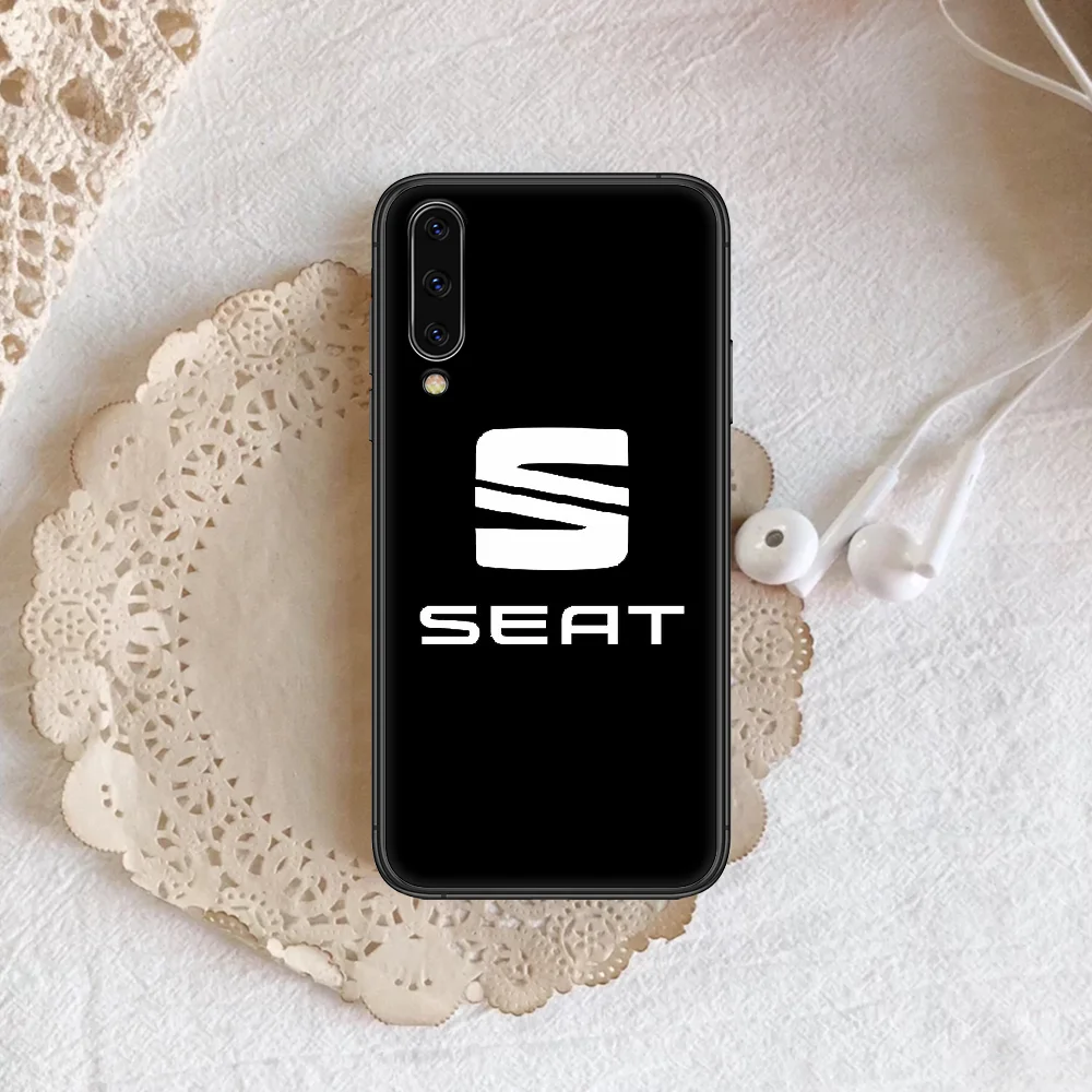 

Car Seat Logo Phone Case Cover For Samsung Galaxy A7 9 8 10 20 20e 21 S 30 30S 31 41 50 50S 51 70 71 91 black Etui Soft Cell
