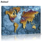 Карта мира, алмазная живопись, полный квадрат, DIY Алмазная мозаика, 3D вышивка бисером, наборы для вышивки крестом, Рождественские предложения EE252