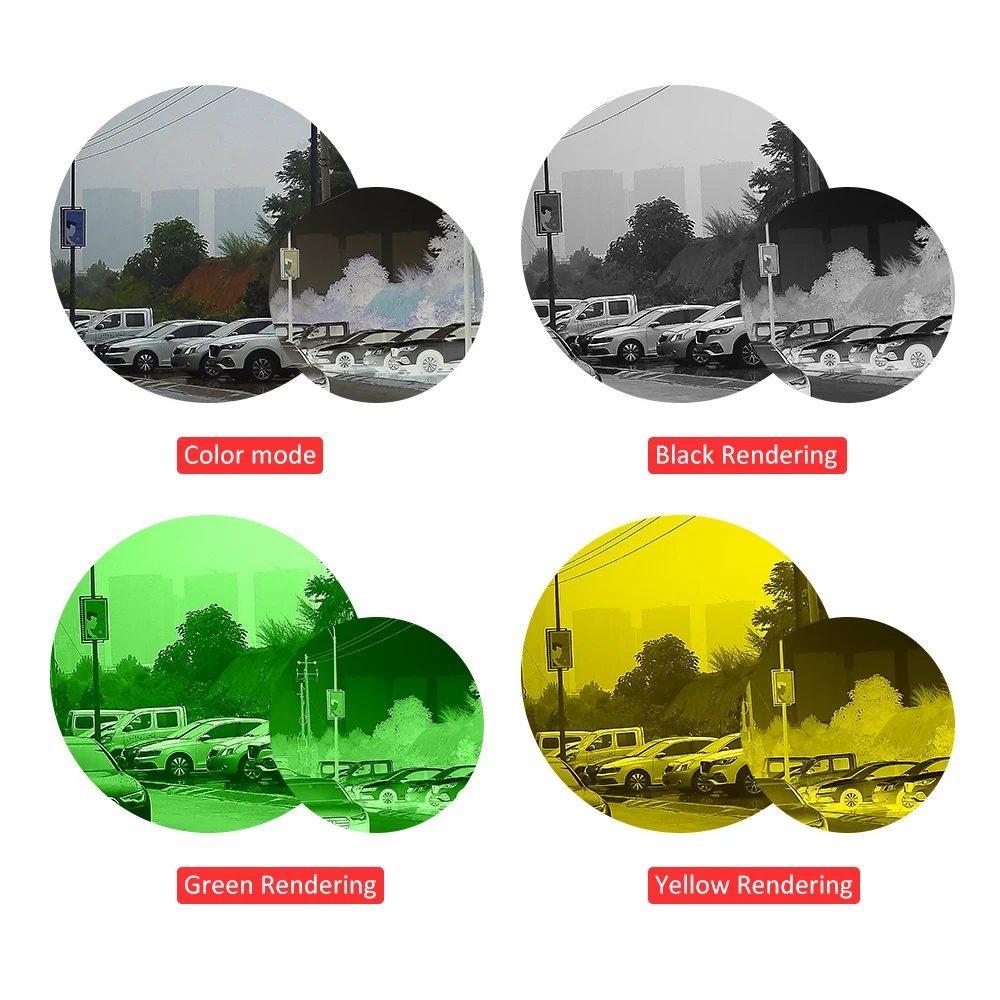 Оптическая система ночного видения Монокуляр для оптического прицела с Wifi APP 200M NV