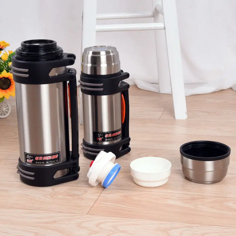 Large-capacity Thermal Insulation Outdoor Travel Kettle Stainless Steel Pot Household | Дом и сад