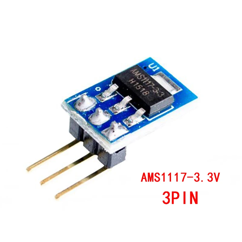 5pcs/lot AMS1117 1.2V 1.5V 1.8V 2.5V 3.3V 5V power supply module AMS1117-5.0V AMS1117-3.3V | Электронные компоненты и