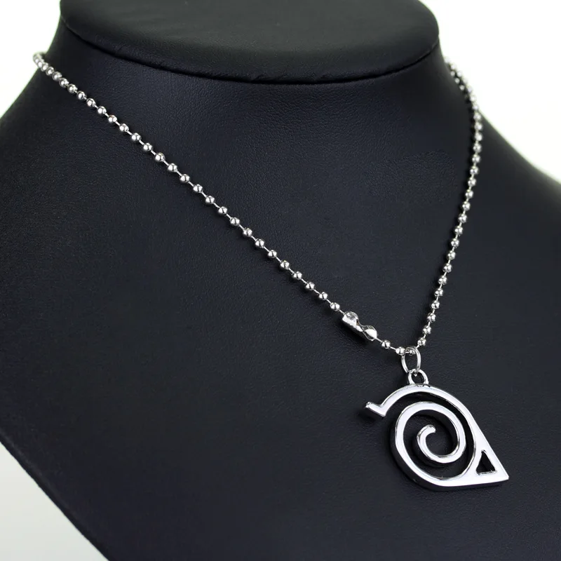 Аниме периферия Косплей наруто ожерелье деревянный лист логотип кулон