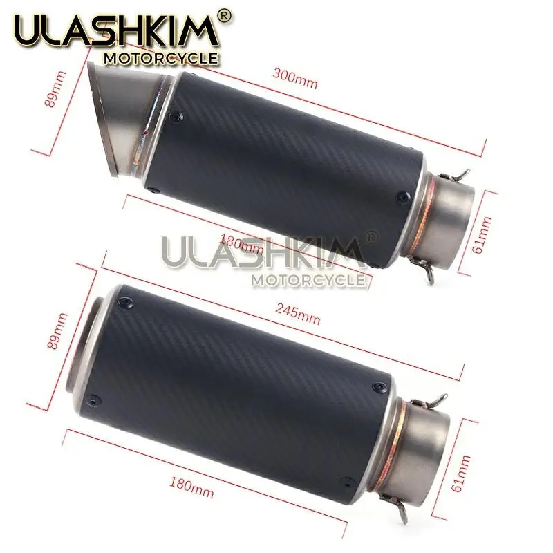 

Motorcycle Full Exhaust Escape System Modifed Pipe Slip On For Yamaha YZF-R15 R125 MT125 MT-15 MT 15 125 2008-2017 Exhaust