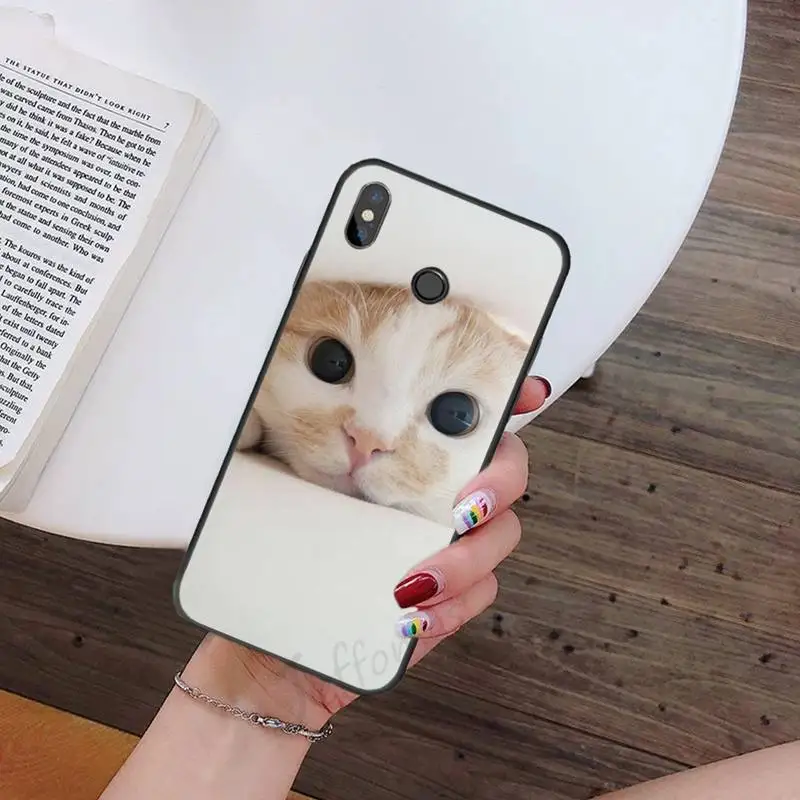 

cat animal lovely mobile shell Phone Case For Xiaomi Redmi note 7 8 9 t k30 max3 9 s 10 pro lite