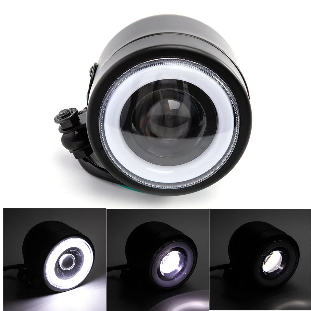 

Universal 10mm Motorcycle Retro Headlight Cafe Racer Front Lamp Polished Vintage For Harley Sportster Softail For Honda Chopper