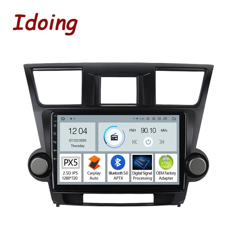 Idoing 10 2 &quotAndroid автомобильный Радио мультимедийный плеер для Toyota Highlander XU40 2007 2014 | Отзывы и видеообзор
