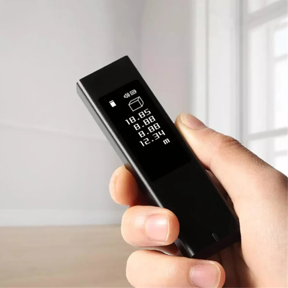 Высокоточный Ручной дальномер с сенсорным экраном точное измерение OLED 1 шт.