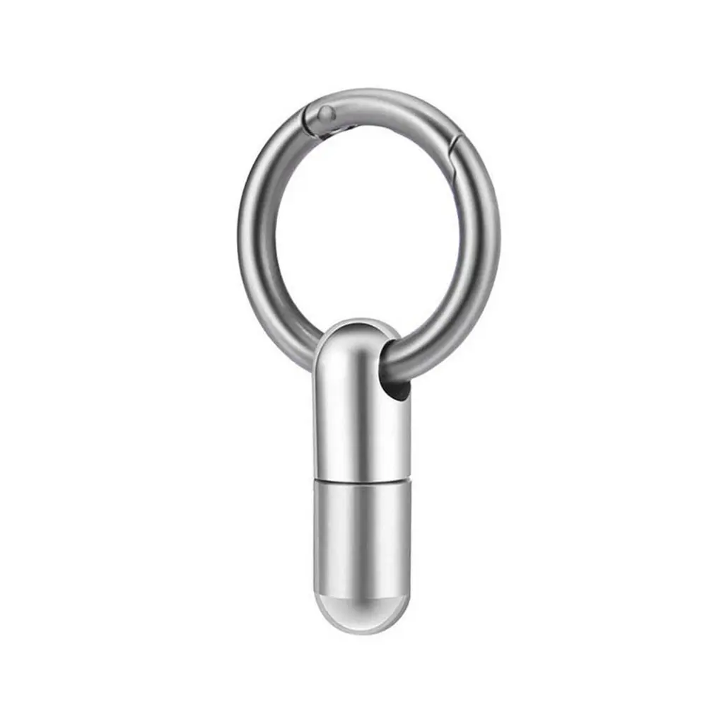 Multifunctional Stainless Steel Slide Tool Pocket Micro Cutter Pill Cutting Key Ring Pendant Capsule Knife | Инструменты