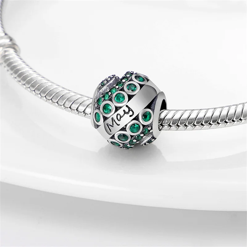 

Новые серебряные подвески-талисманы серии May plata de ley, подходят для оригинального браслета Пандоры, ожерелья, женские модные ювелирные издел...