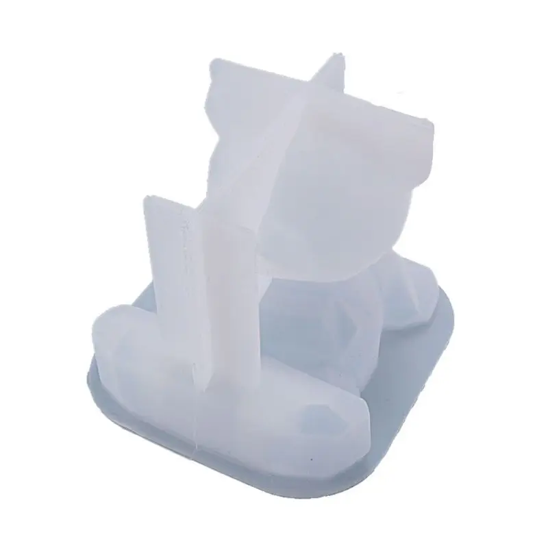 

DIY Resin Crystal Epoxy Mold Cartoon 3D Bear Phone Holder Casting Silicone Mould