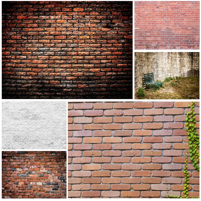 

Vinyl Custom Vintage Brick Wall Theme Photography Backdrops portrait Photo Background Studio Prop 21817 TEX-04