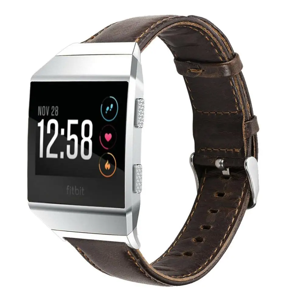 Ремешок из натуральной кожи для фитнес-часов Fitbit | Наручные часы