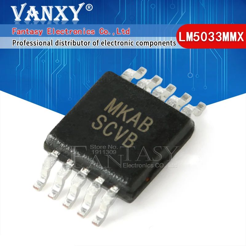 5pcs LM5033MMX MSOP-10 LM5033MM MSOP LM5033 MSOP10 | Электронные компоненты и принадлежности