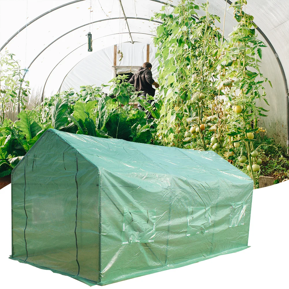 

15'x7'x7' Heavy Duty Greenhouse Plant Gardening Dome Greenhouse Tent for Vegetable Flower Seedling Grow